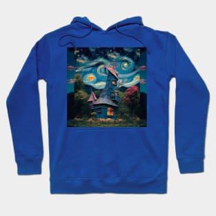 Starry Night Over The Burrow Hoodie